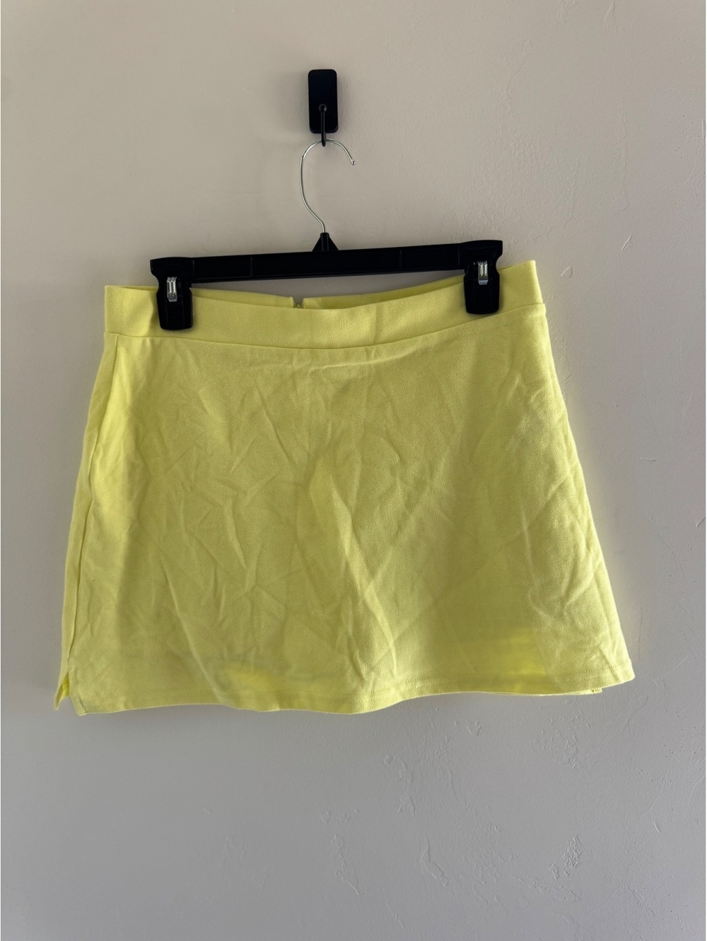 Forever 21 Yellow Mini Skort Size Large NWOT Preppy Y2K
